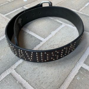 Harley Davidson brown studded leather belt XS 26